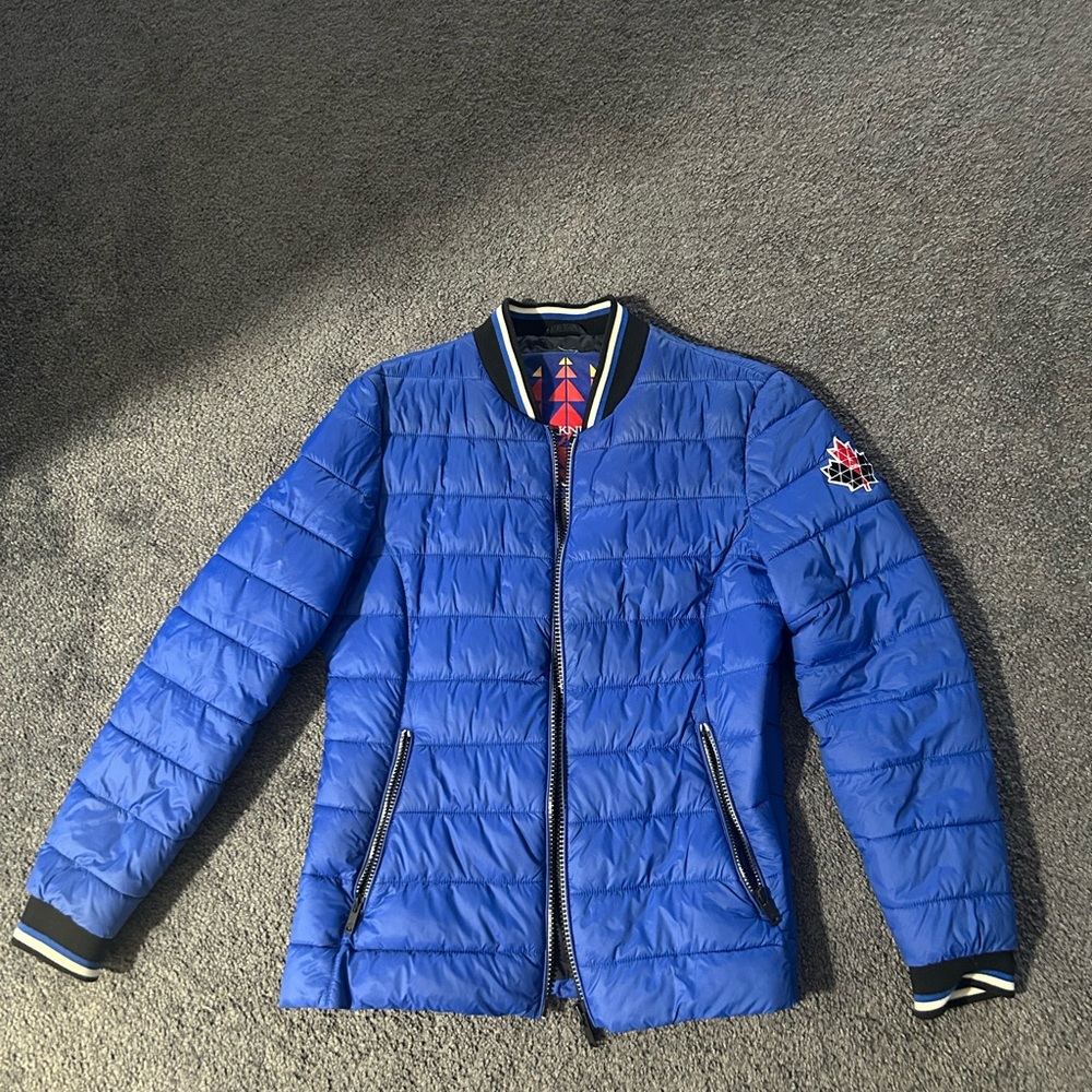 Moose Knuckles Royal Blue Puffer Jacket